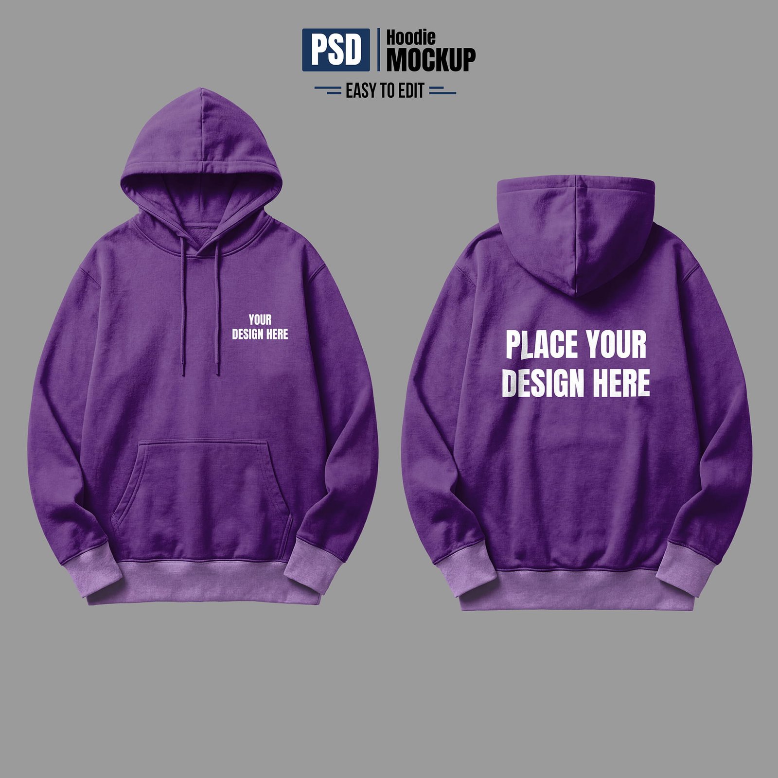 Purple Hoodie Set